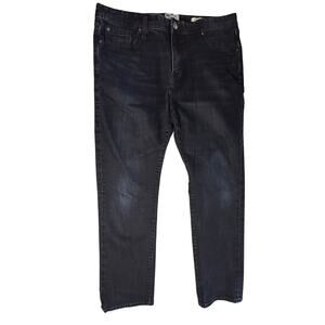 William Rast Nixon Straight Jeans 34x30 Rare Justin Timberlake Y2K Dark Wash